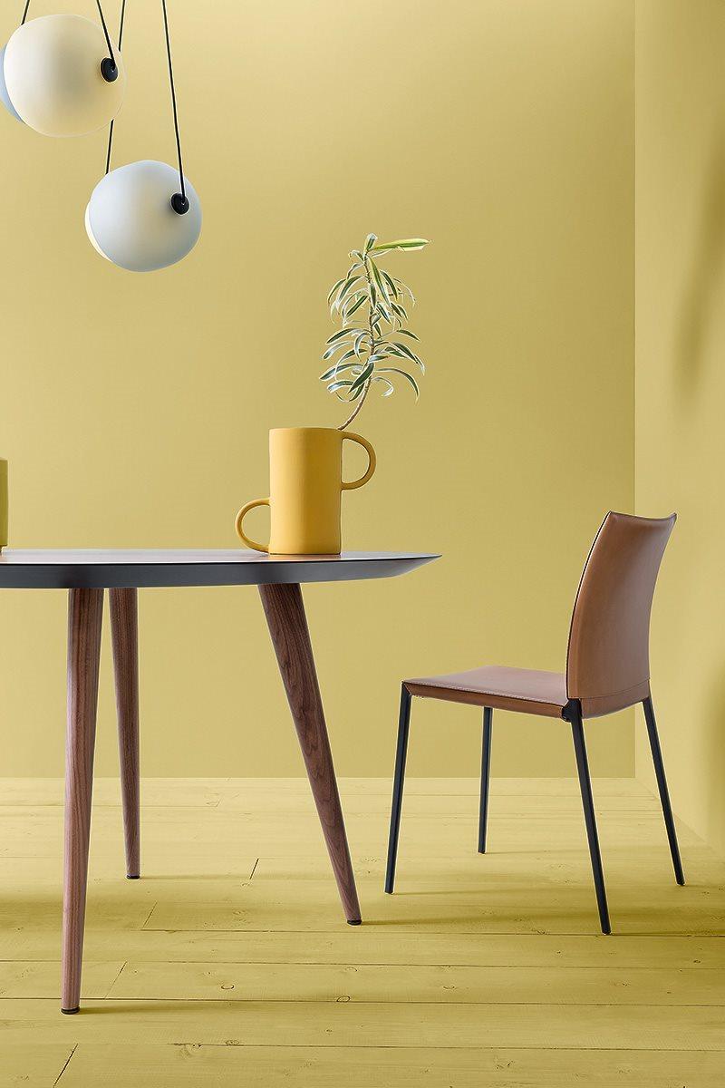 Upholstered chair | Lia 2086/87 by Zanotta