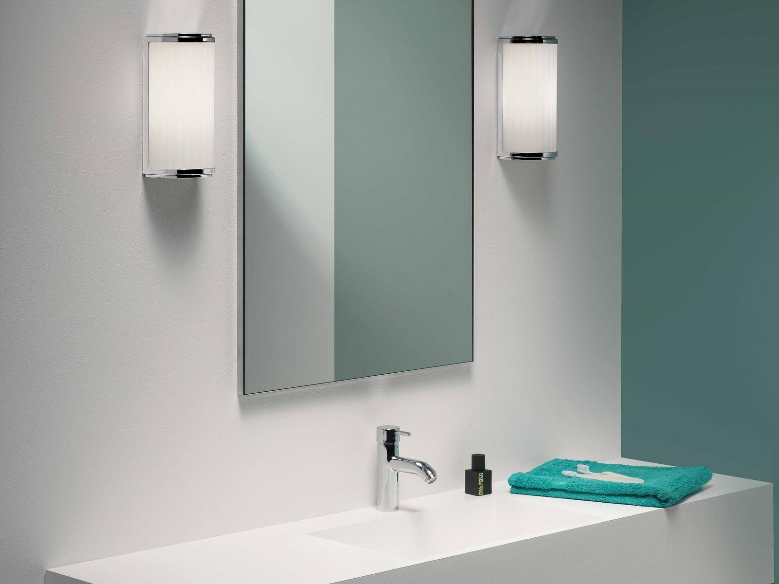 Glass and steel wall light with dimmer | Monza Classic by Astro lighting