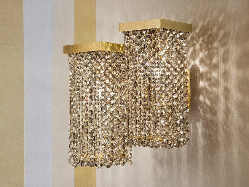 Crystal wall light | Skyline A2 by Masiero