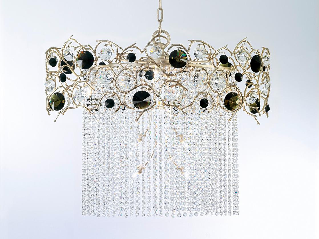 Halogen pendant lamp with crystals | Diamond by Serip