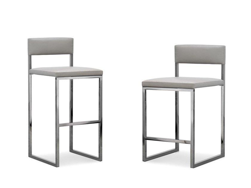 High stool with footrest | Bag Light by Minotti