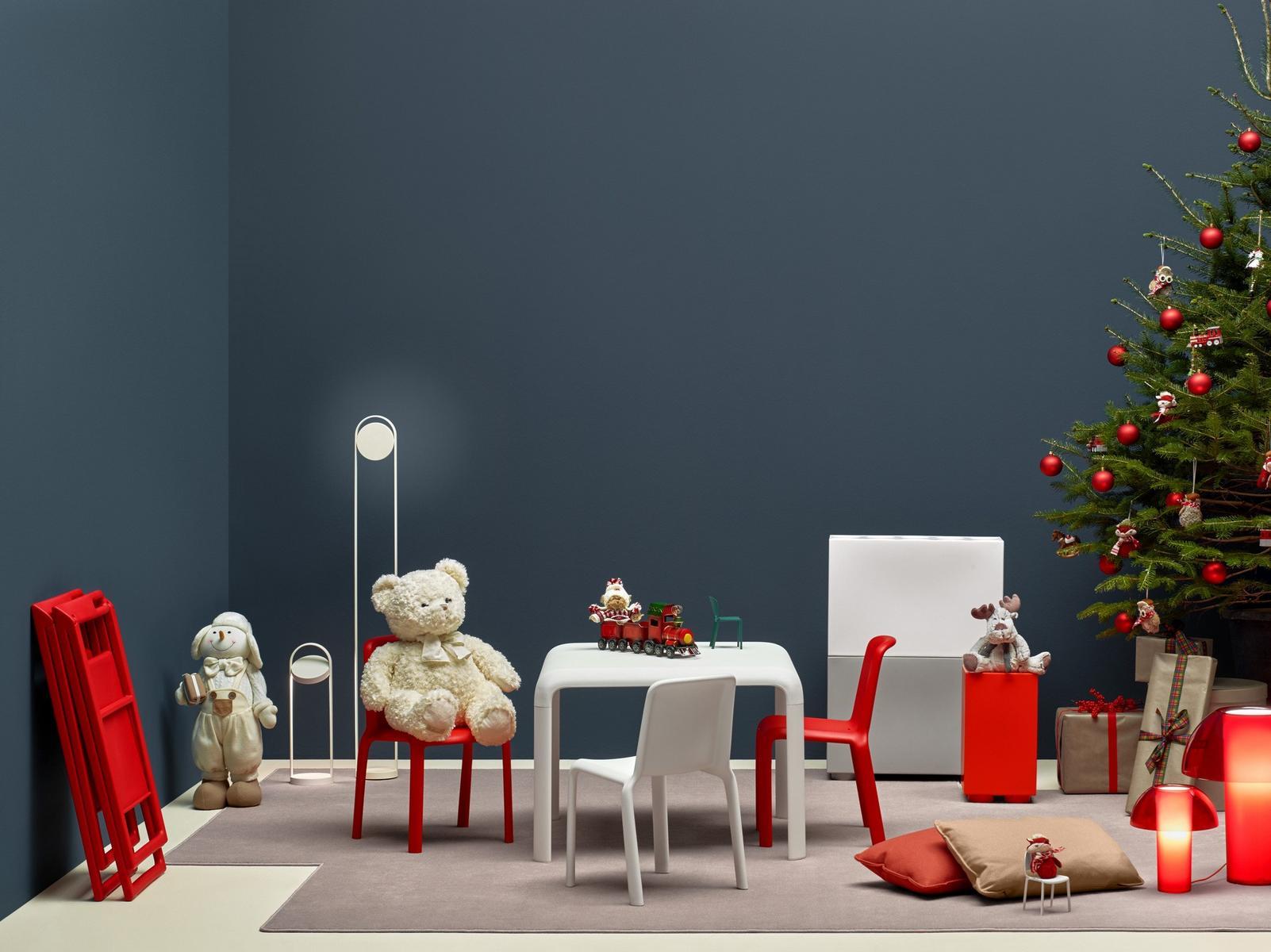 Square polypropylene Kids table | Snow 301 Jr by Pedrali