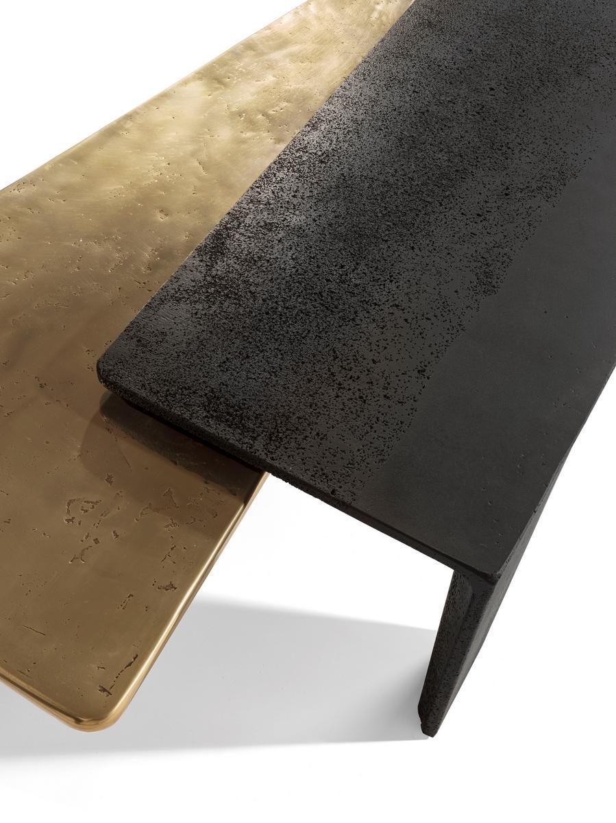 Rectangular cement console table | Lego by Visionnair