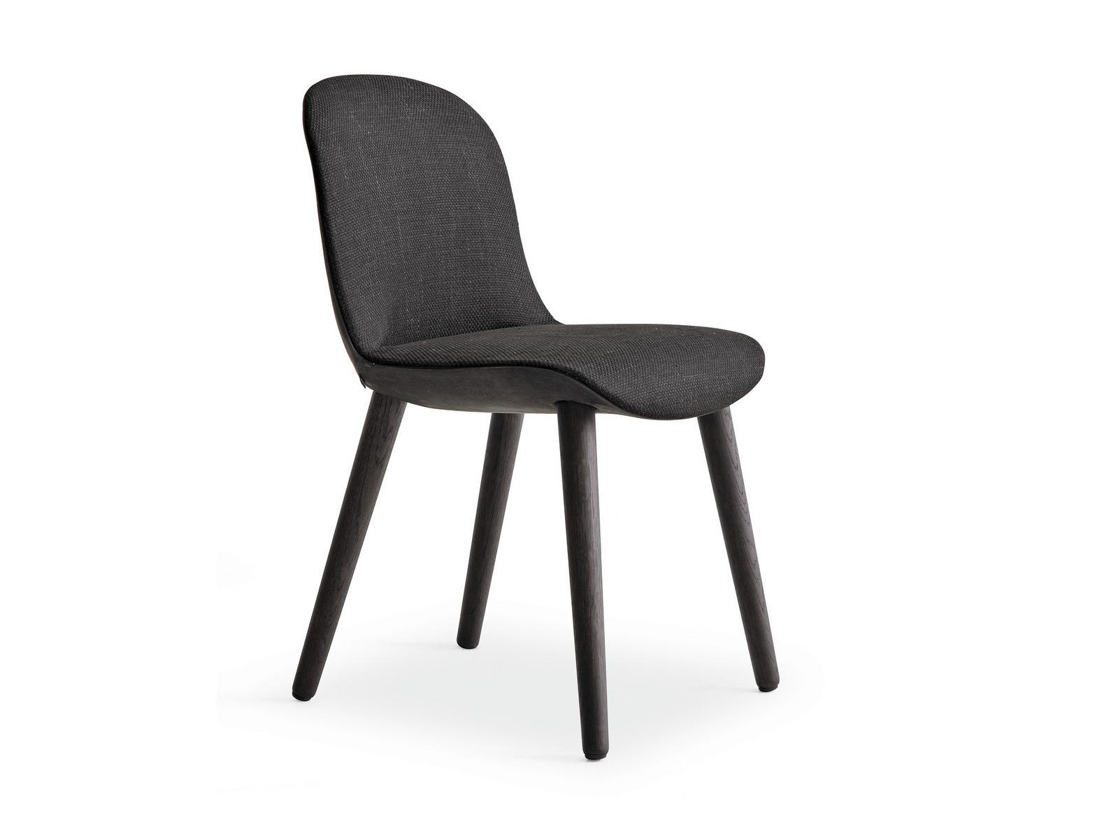 Upholstered fabric chair | Mad Dining Chair by Poliform