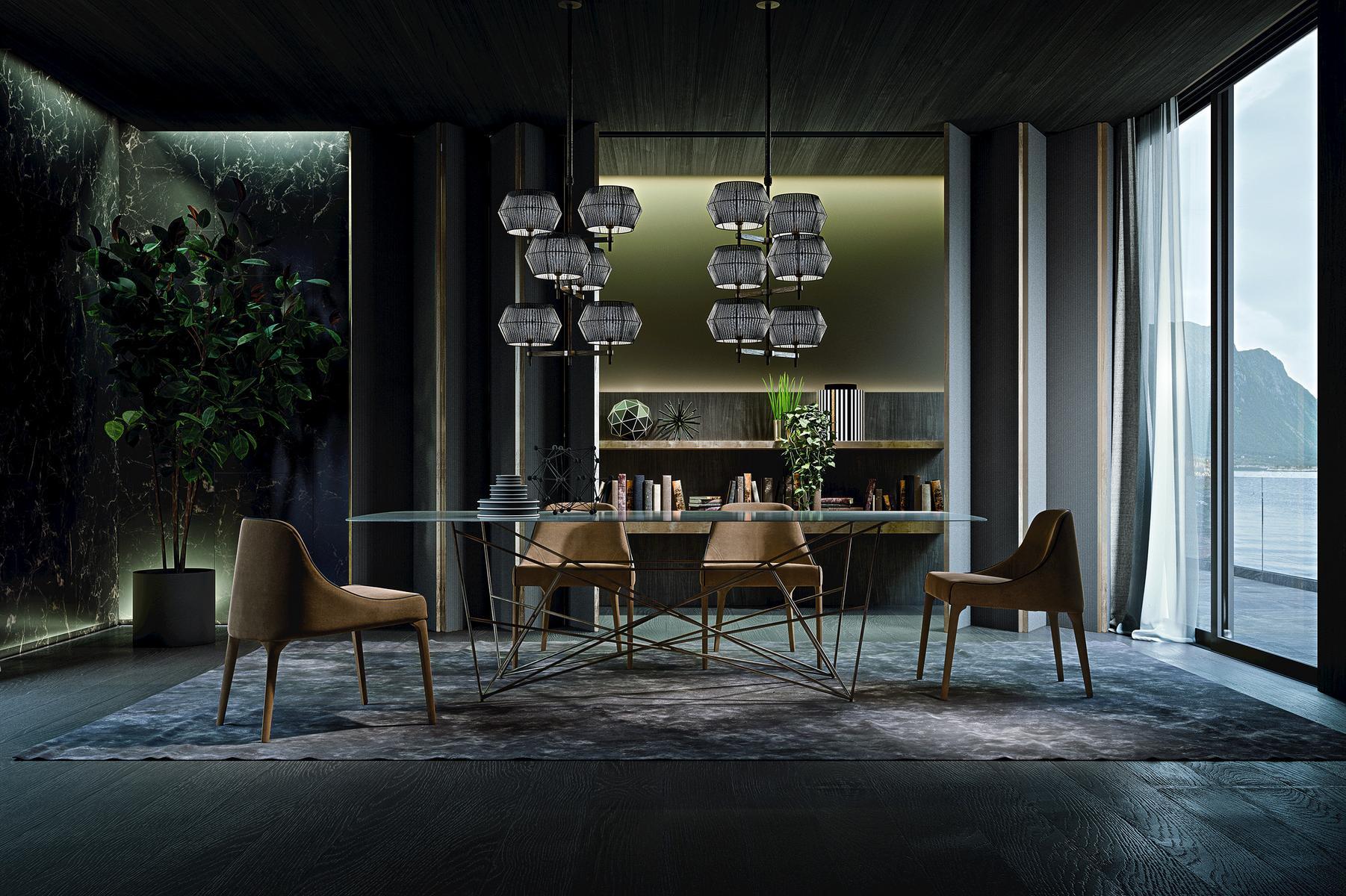 Upholstered fabric chair | Jackie by Frigerio