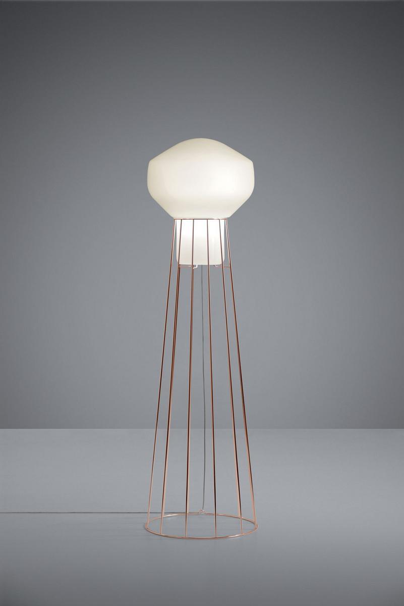 Blown glass floor lamp | Aérostat by Fabbian