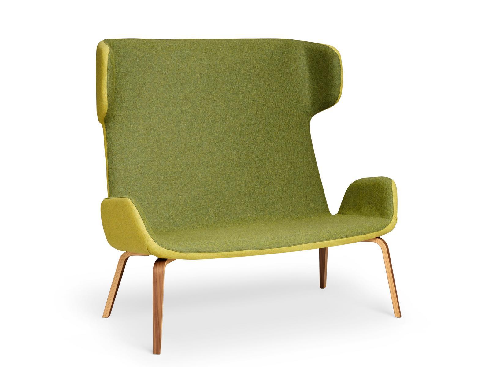 High-back fabric small sofa | Light Dv L Ts by Midj