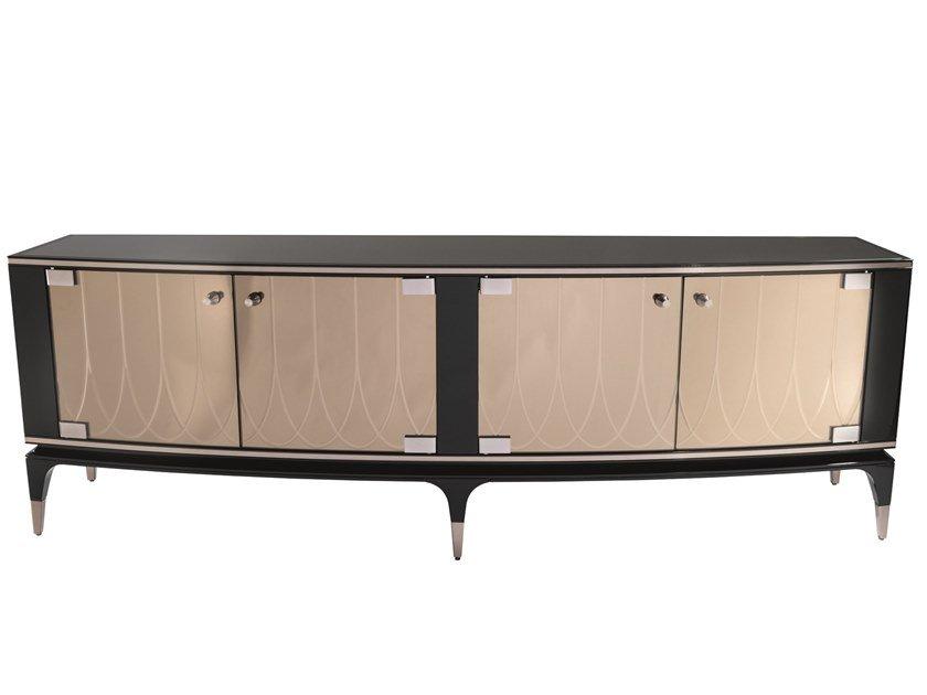 Wooden sideboard with doors | Panay by Visionnair