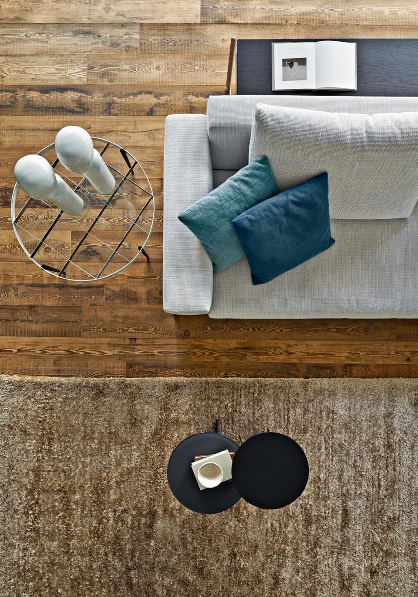 Sectional fabric sofa | Large by Molteni