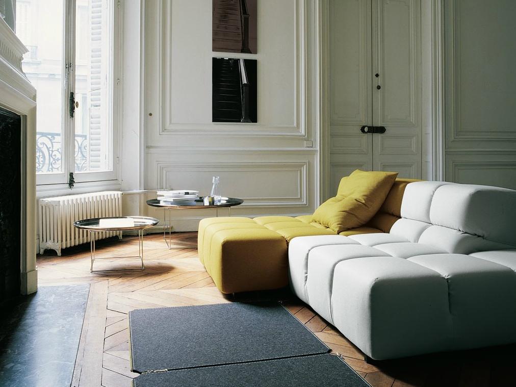 Sectional leather sofa | Tufty Time Leather by B&B Italia