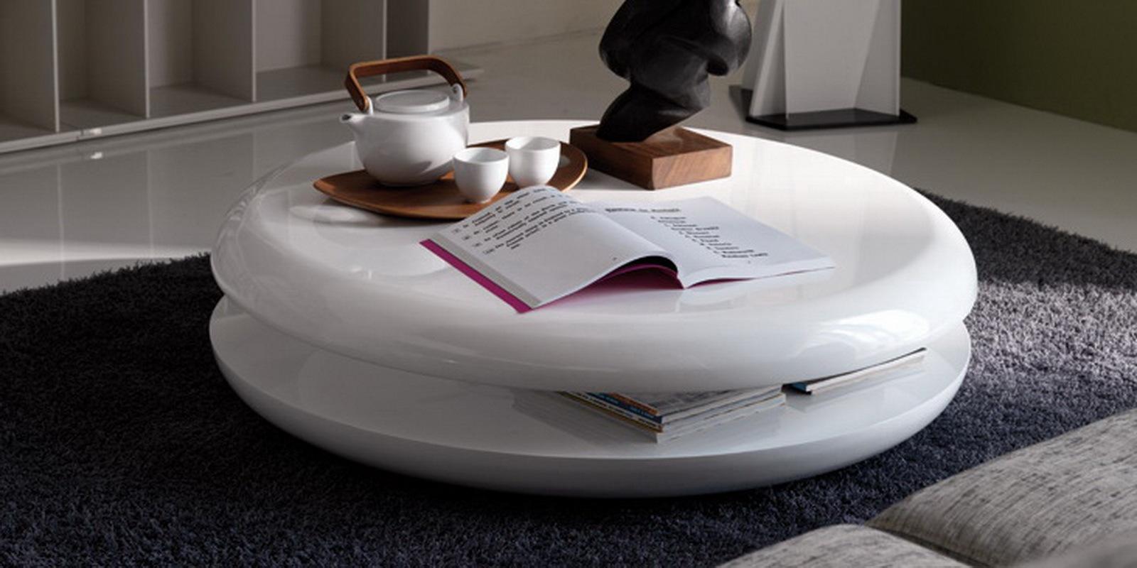 Round wood coffee table | Yo-Yo by Cattelan Italia