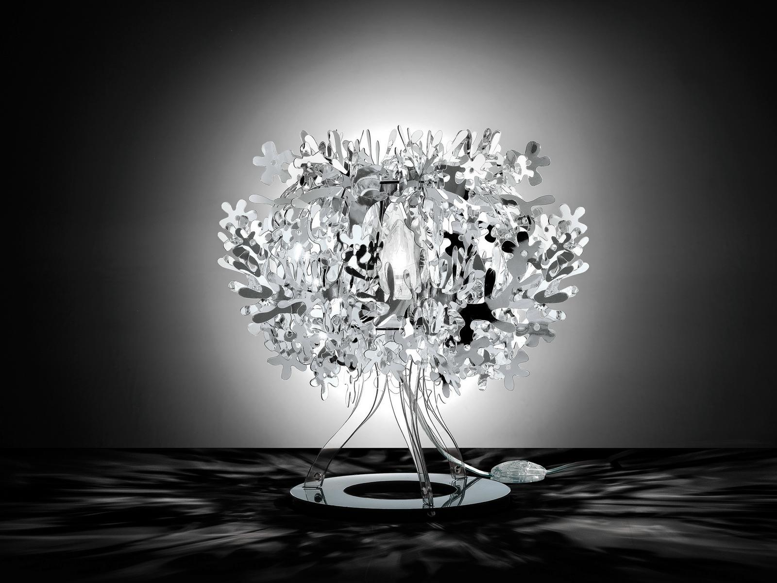 LED Steelflex® table lamp | Fiorellina Silver by Slamp