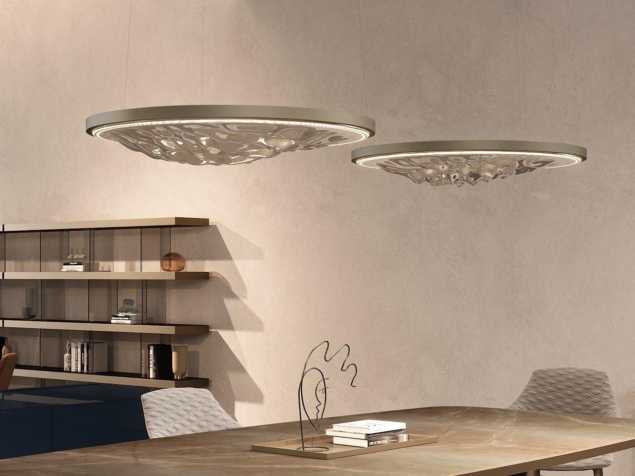 LED Murano glass pendant lamp | Acqua by Reflex