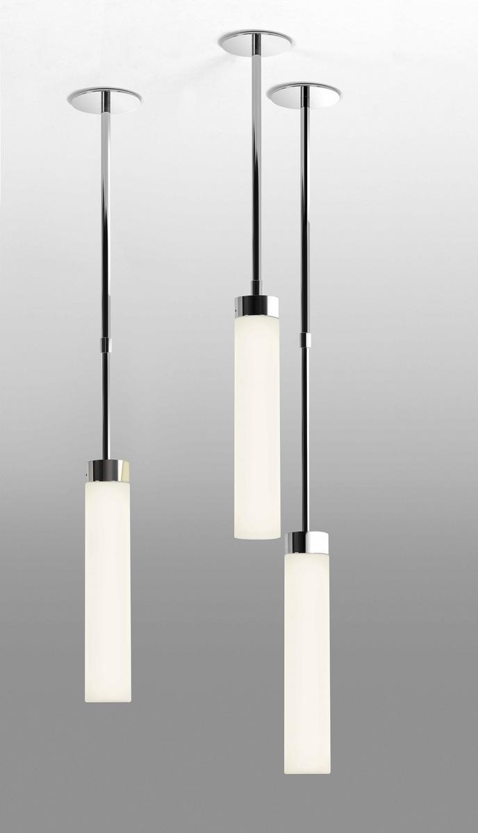 LED glass and steel pendant lamp | Kyoto by Astro lighting