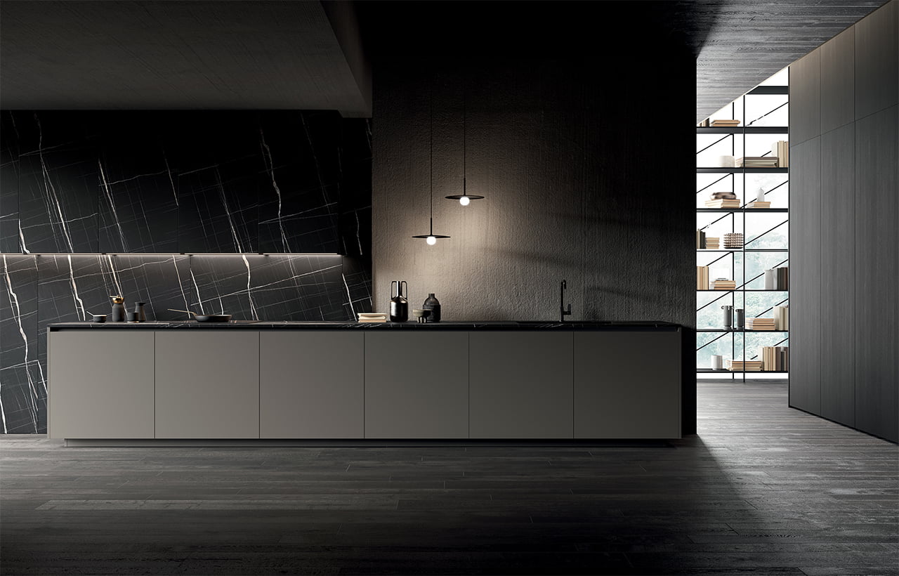 Kitchen without handles Ernestomeda One