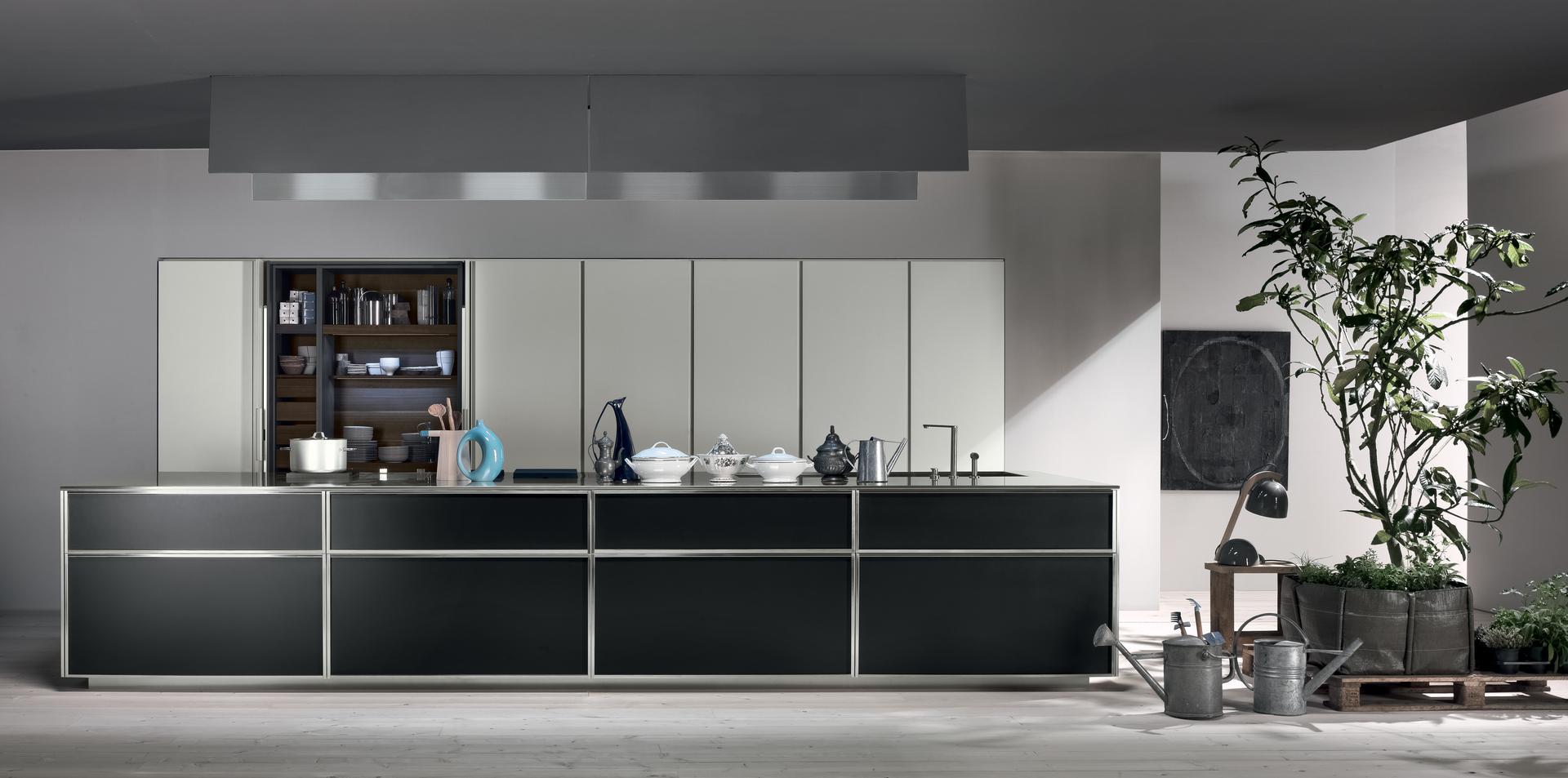 Fitted kitchen with island Rossana Tk38