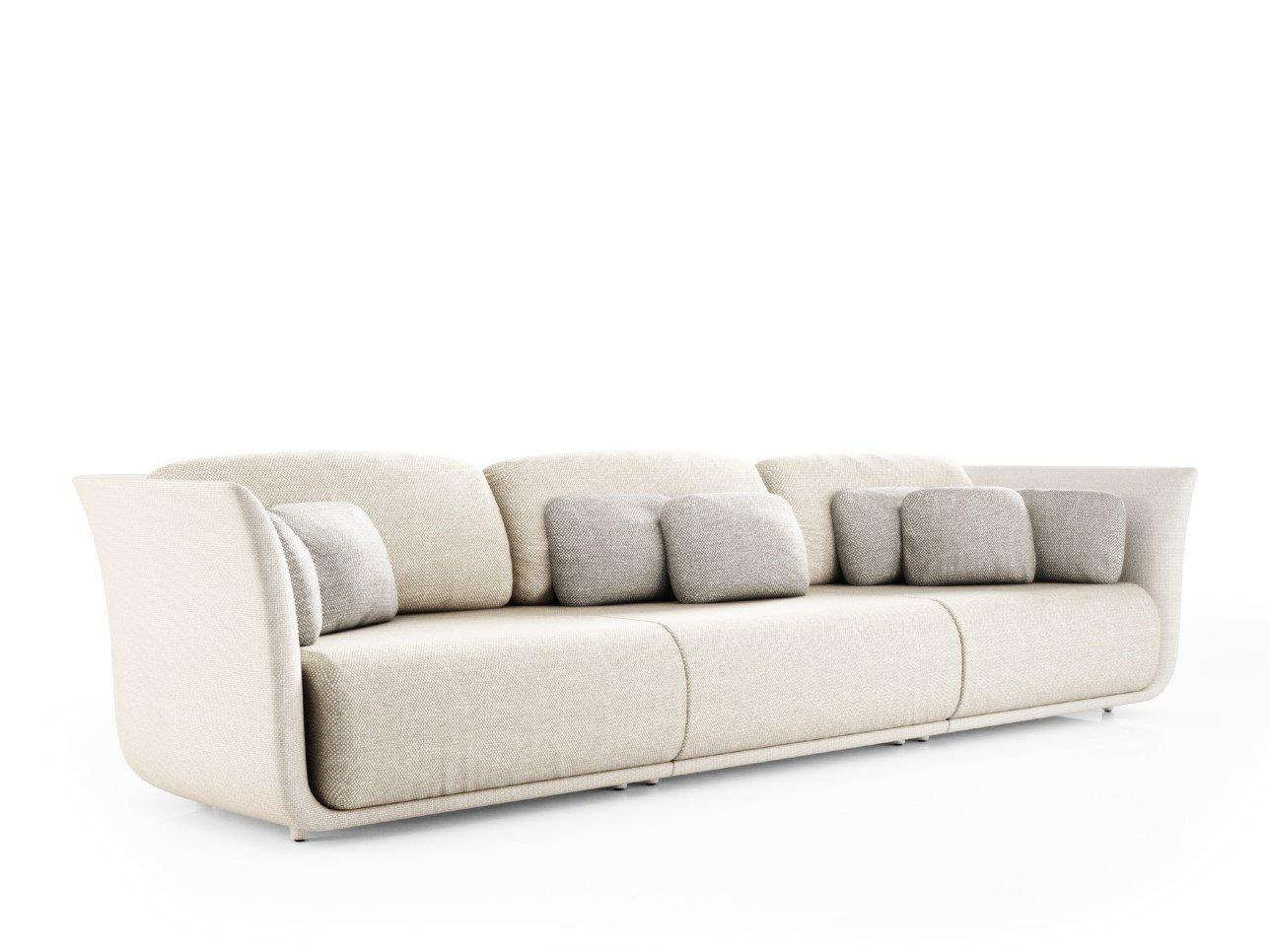 Modular fabric garden sofa | Suave by Vondom