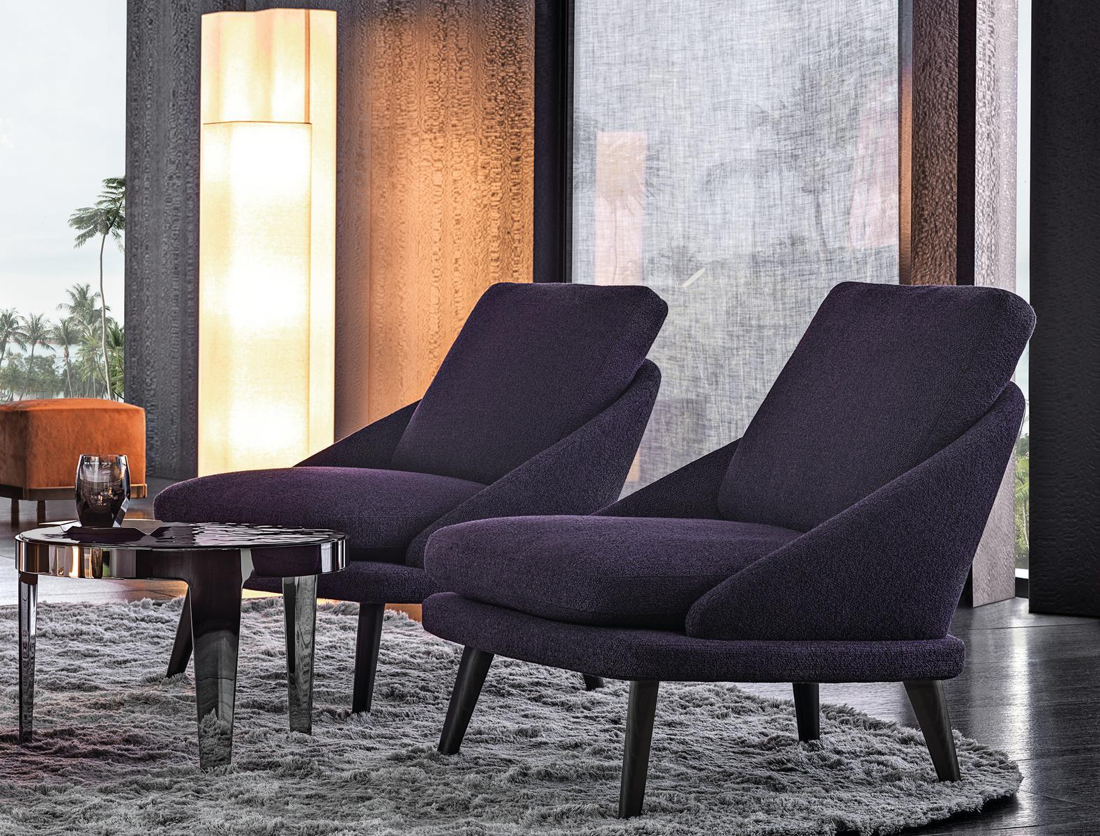 Fabric armchair | Lawson by Minotti