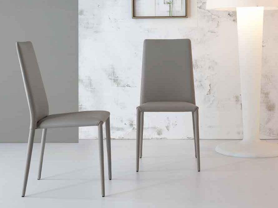 Upholstered high-back chair | Eral by Bonaldo