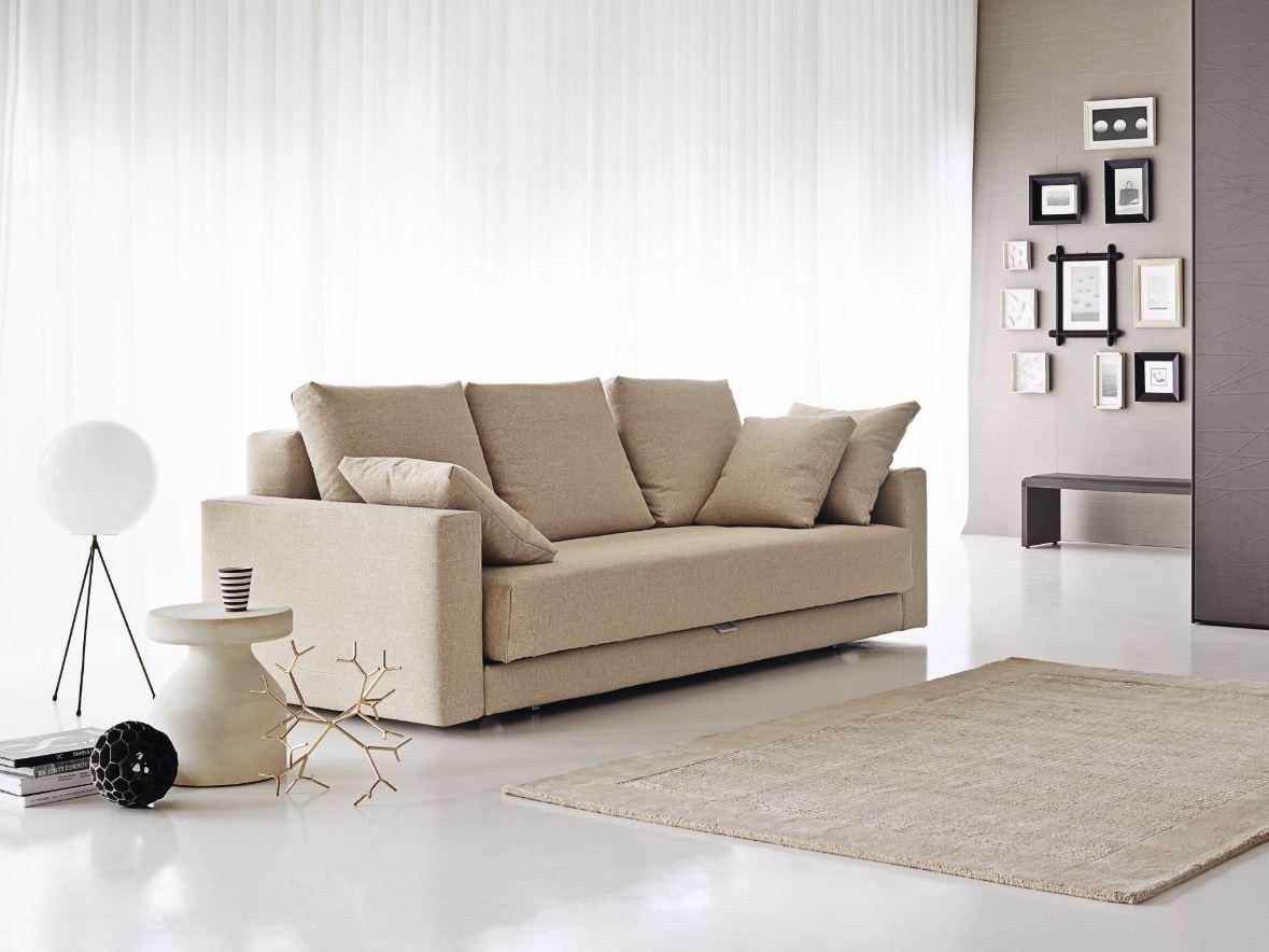 Sofa bed with removable cover | Piazzaduomo by Flou