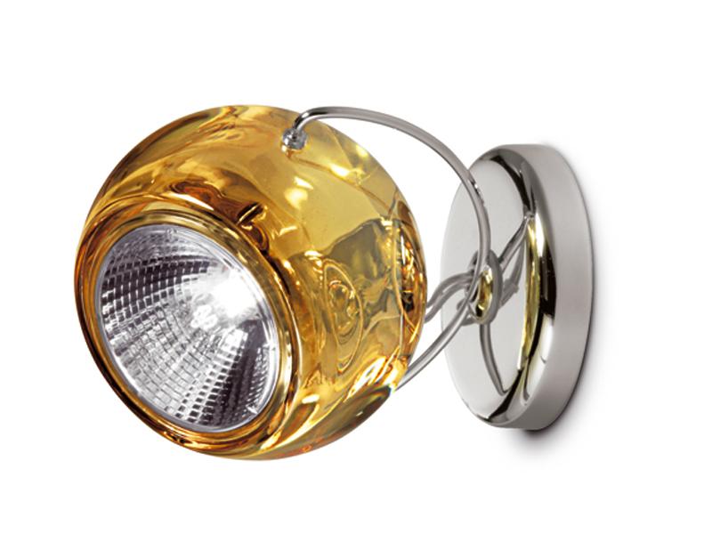 Adjustable crystal spotlight | Beluga Colour by Fabbian