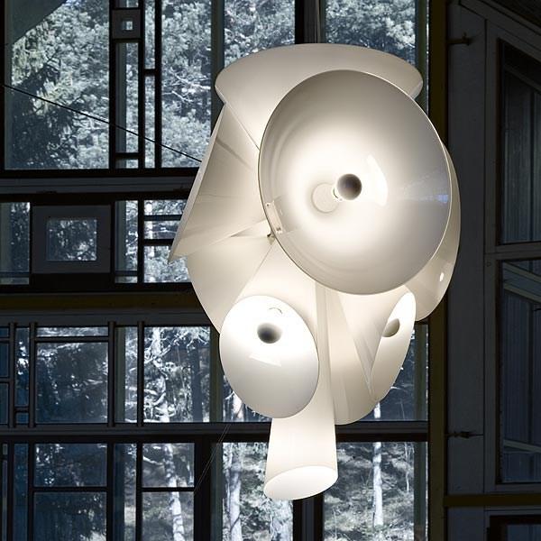 Die cast aluminium pendant lamp | Nebula by Flos