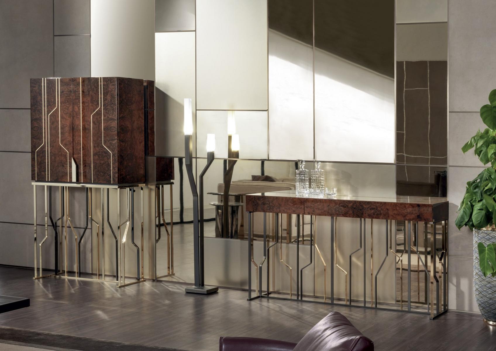 Metal bar cabinet | Ginza Bar by Longhi