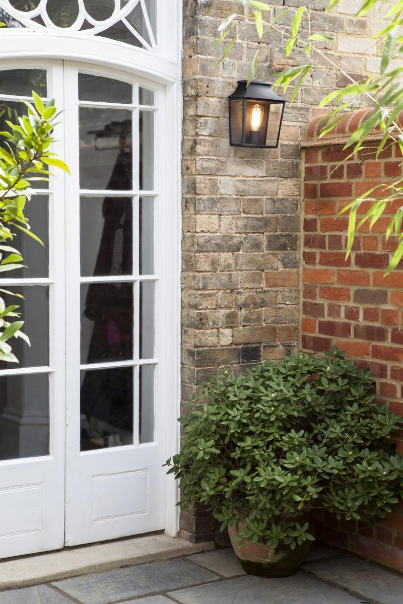 Glass and steel outdoor wall lamp with dimmer | Richmond by Astro lighting