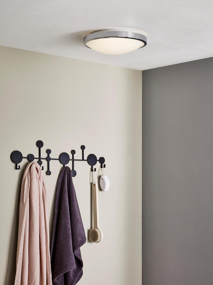 LED glass and steel ceiling light | Osaka by Astro lighting