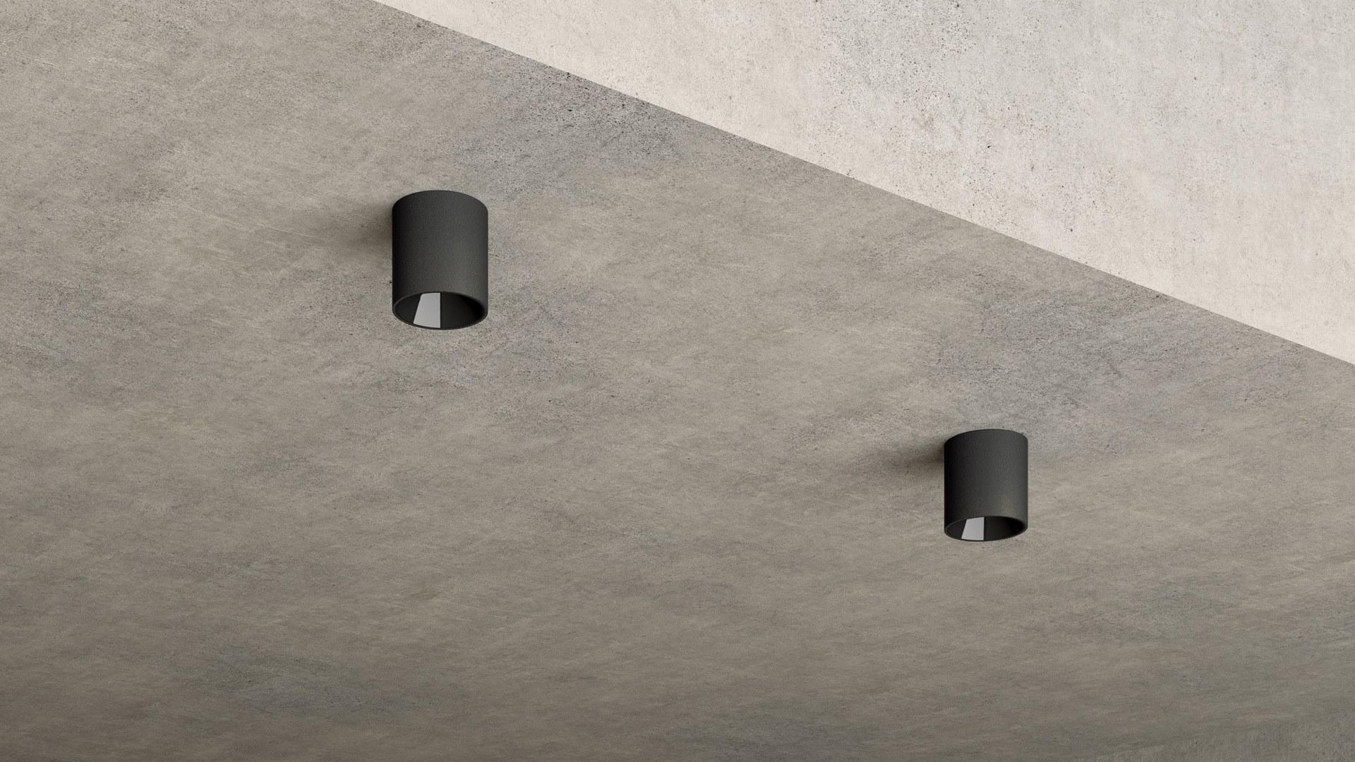 LED round ceiling aluminium spotlight | Shot Light M Surface by Arkoslight