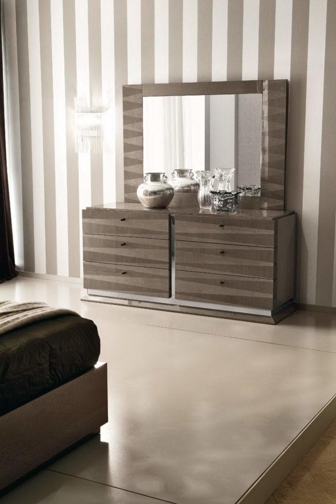Eco-leather bedroom set | Monaco by ALF Italia