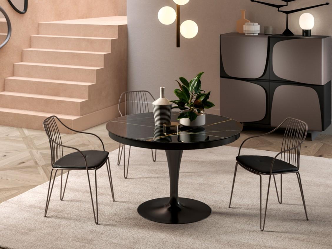 Extending round Marglas table | Eclipse by Ozzio Italia