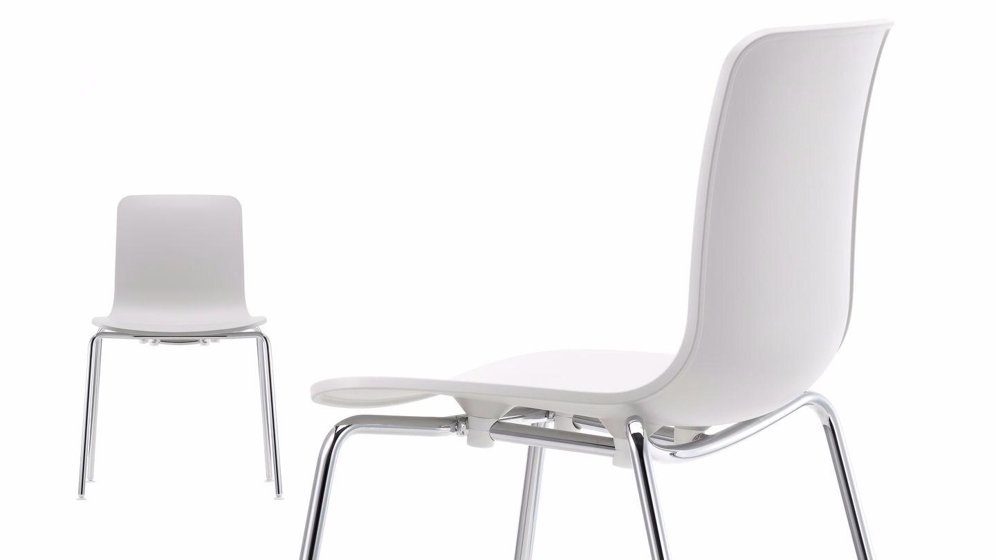 Stackable polypropylene chair | Hal Tube Stackable by Vitra