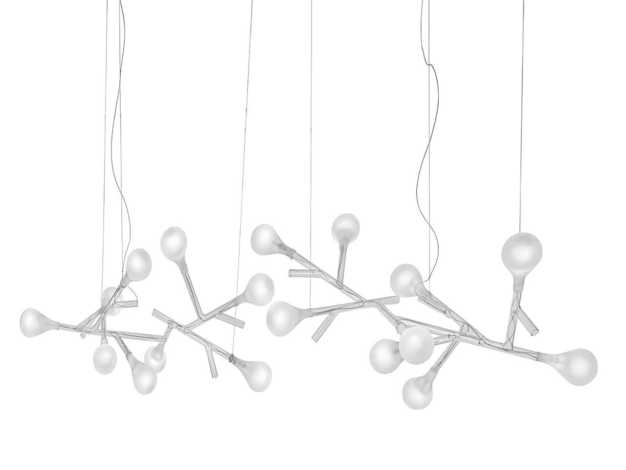LED blown glass pendant lamp | Rami by Italamp