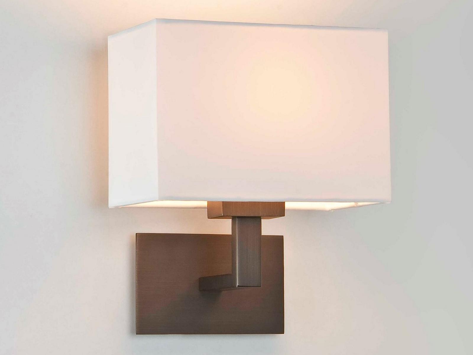 Wall lamp in steel and fabric | Connaught by Astro lighting