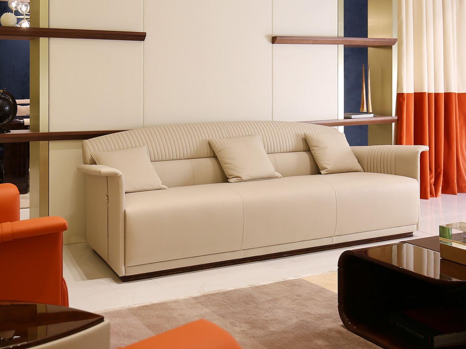 3 seater leather sofa | Madison by Turri