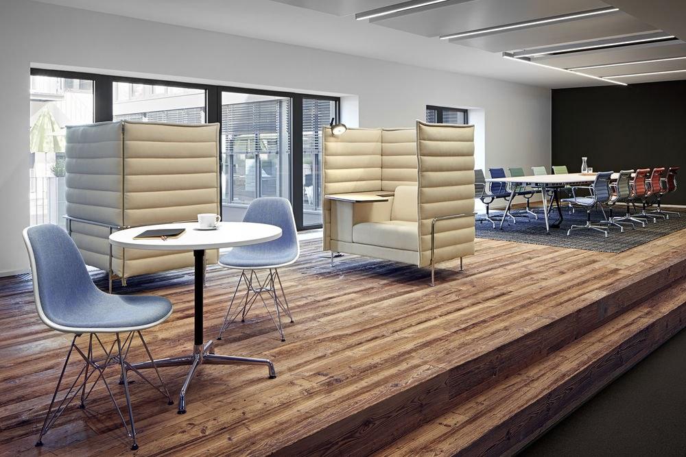 Upholstered fabric chair | Dsr by Vitra