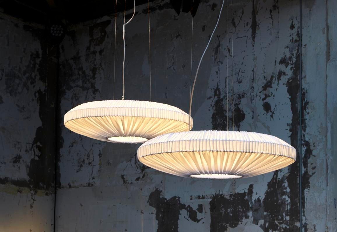 Cotton pendant lamp | Ruflette by Ligne Roset