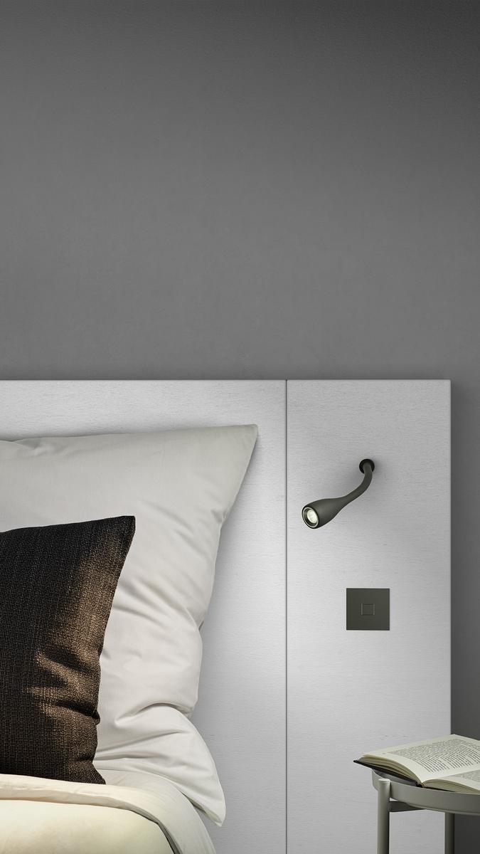 Adjustable silicone reading lamp | Dream Recessed by Arkoslight