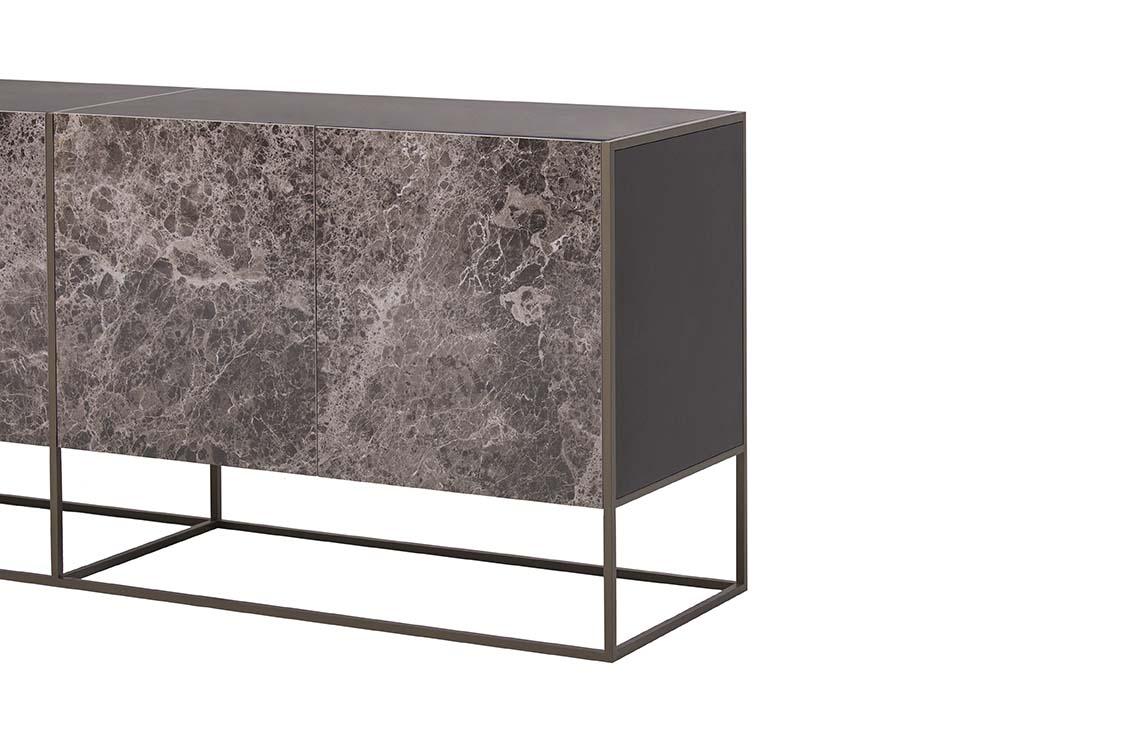 Porcelain stoneware sideboard with doors | Coral by Tonin Casa
