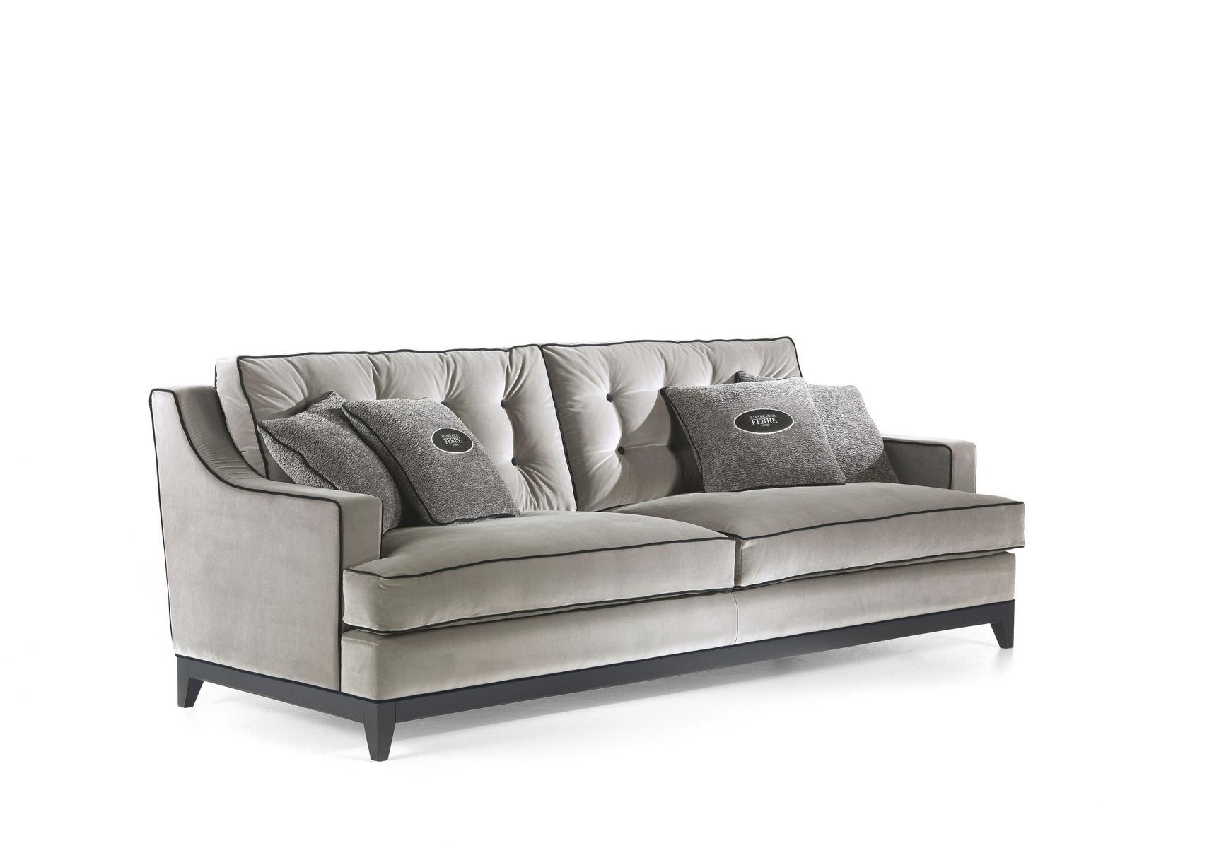 3 seater velvet sofa | Clark by Gianfranco Ferre Home