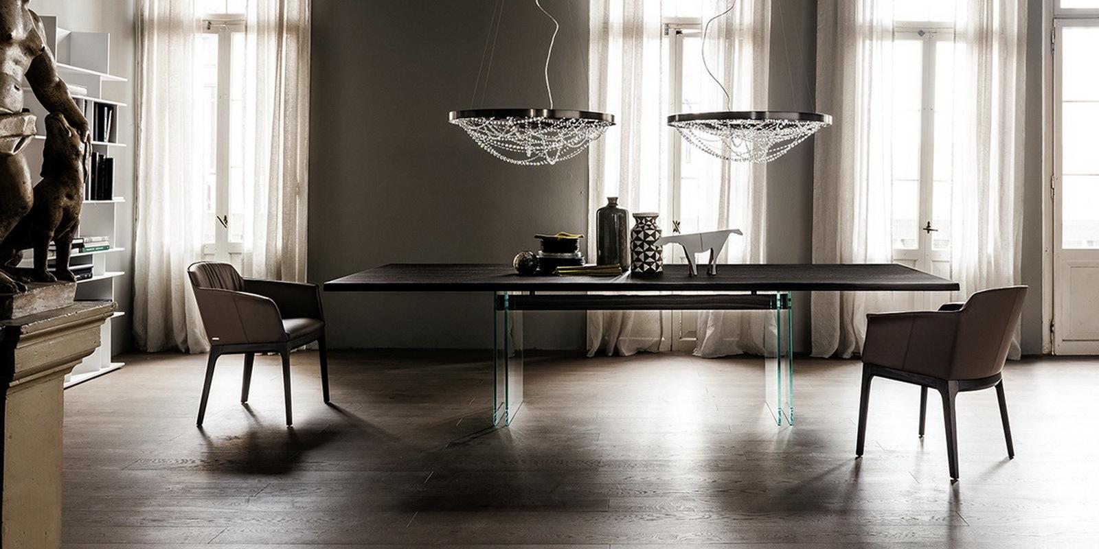 Rectangular veneer table | Ikon by Cattelan Italia