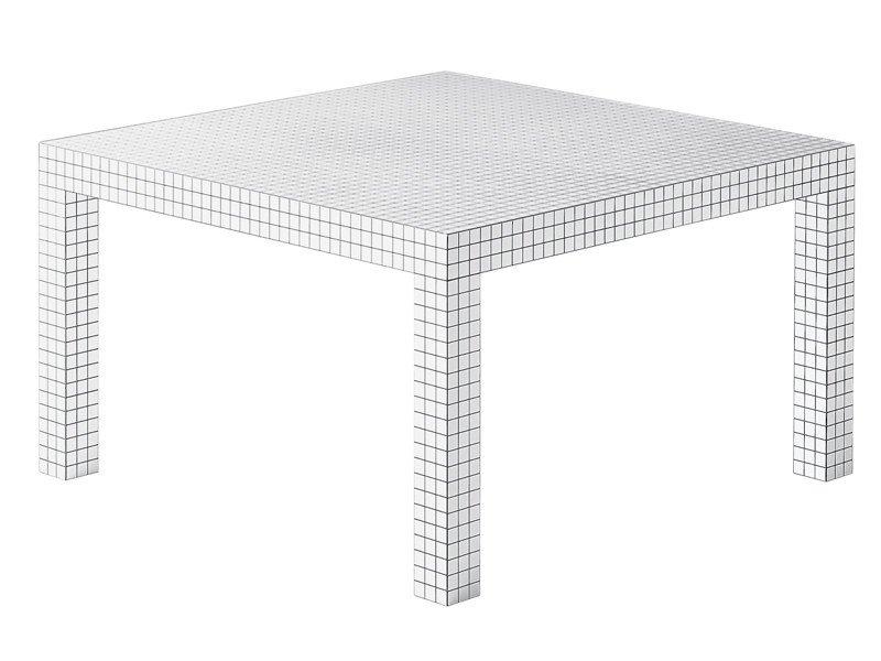 Square honeycomb table | Quaderna 2600 by Zanotta