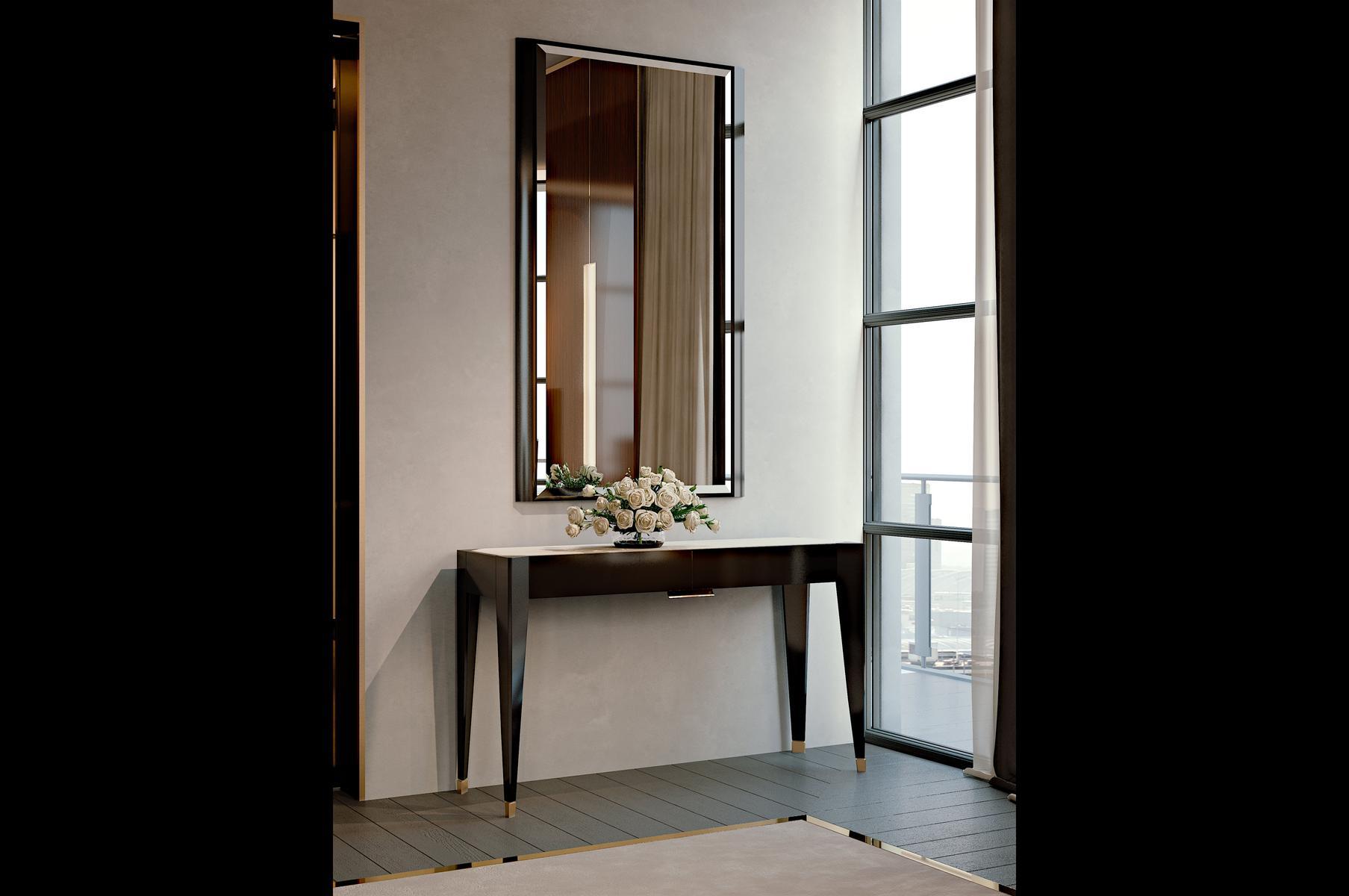 Lacquered rectangular console table with drawers | Park Avenue by Ezio Bellotti