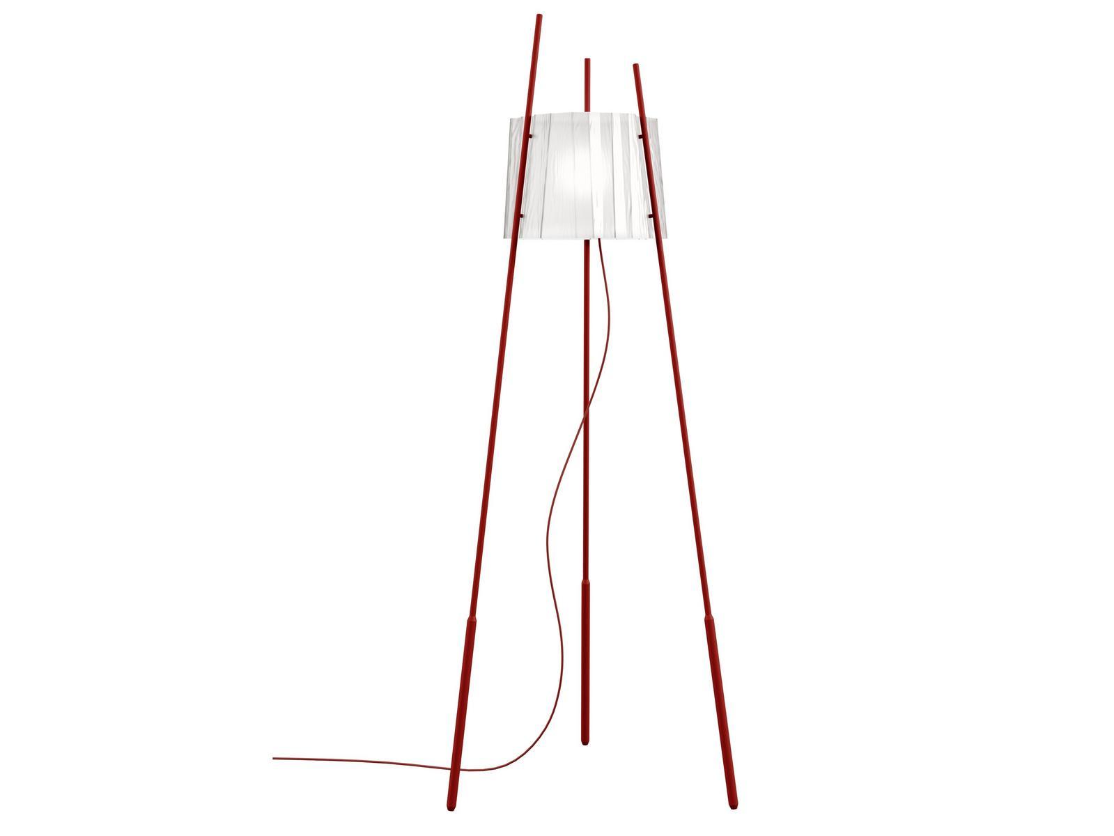 Indirect light glass floor lamp with dimmer | Tyla by Kundalini