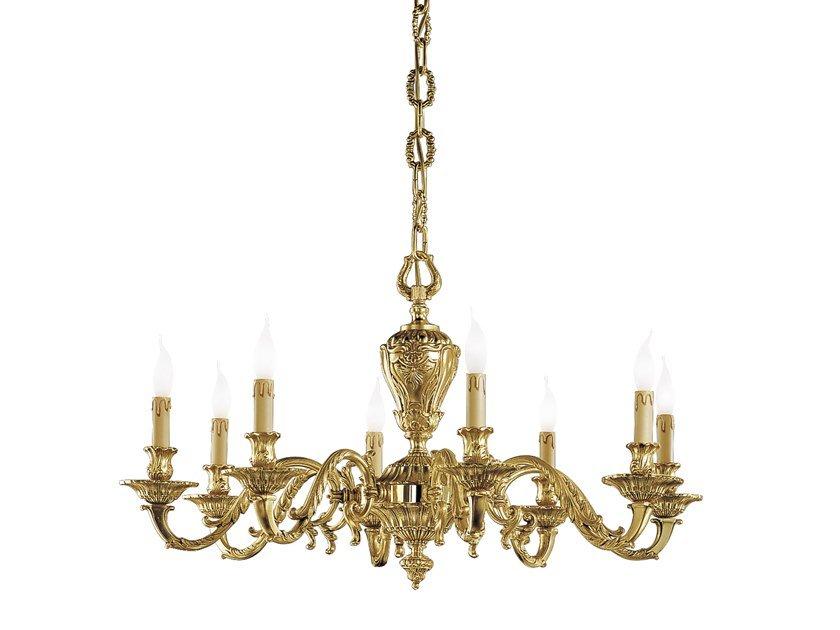 French Gold chandelier | Brad 1167/8 by Possoni Illuminazione