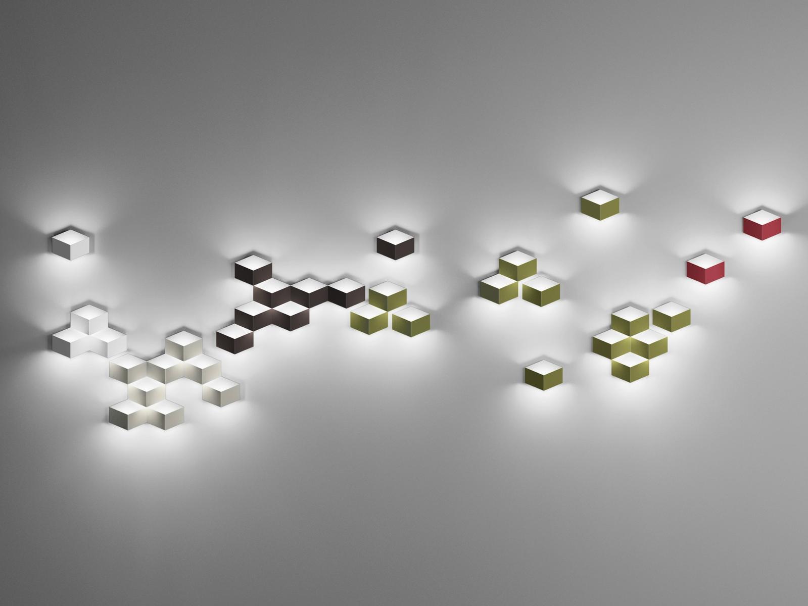 LED aluminium wall light | Fold Surface by Vibia