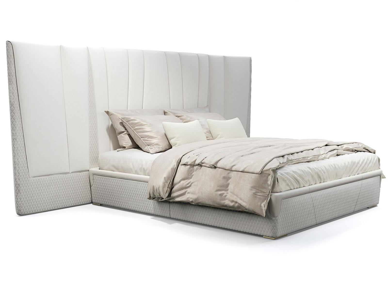 Double bed with upholstered headboard | Majestic Xl by Capital Collection