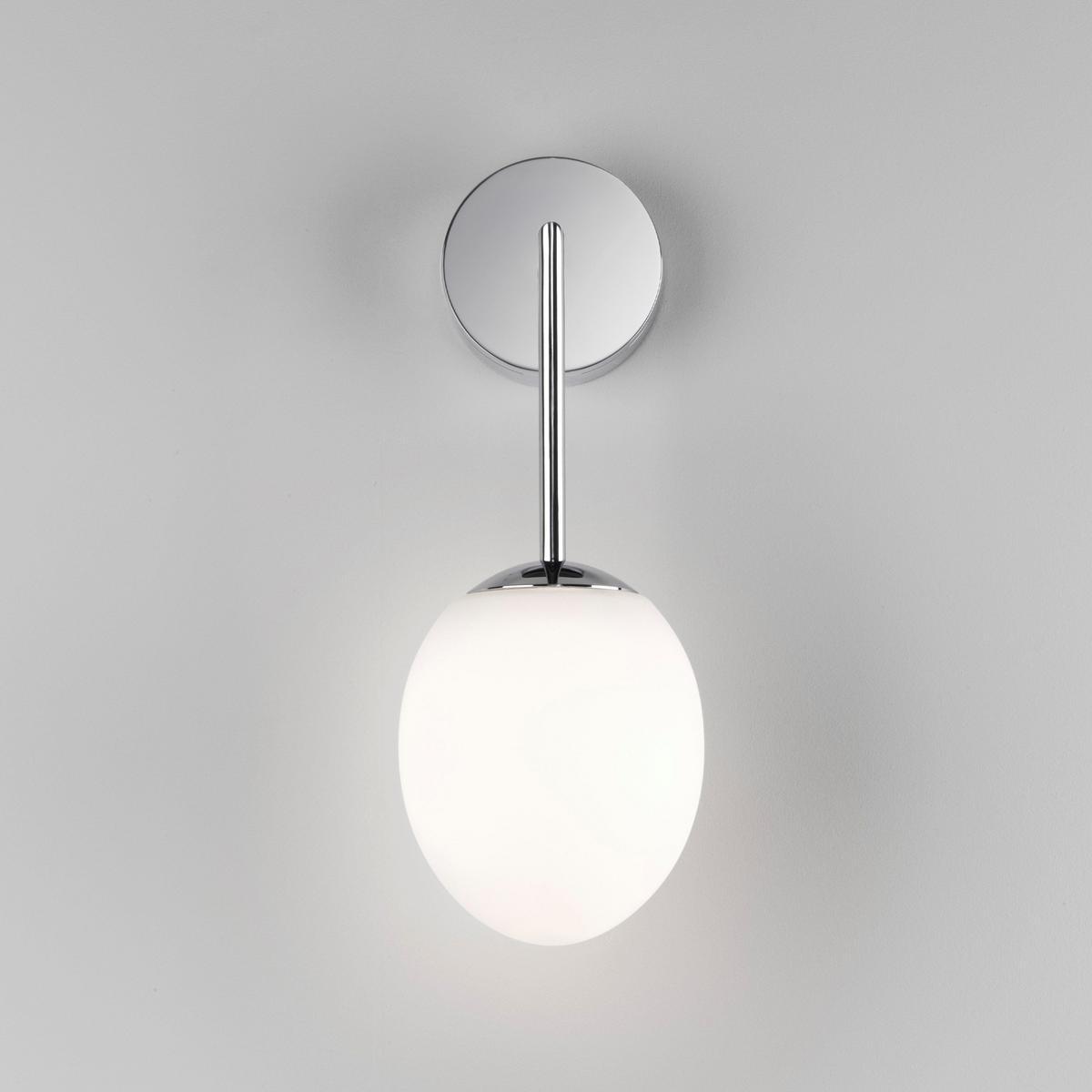 LED wall light in metal and opal glass | Kiwi by Astro lighting