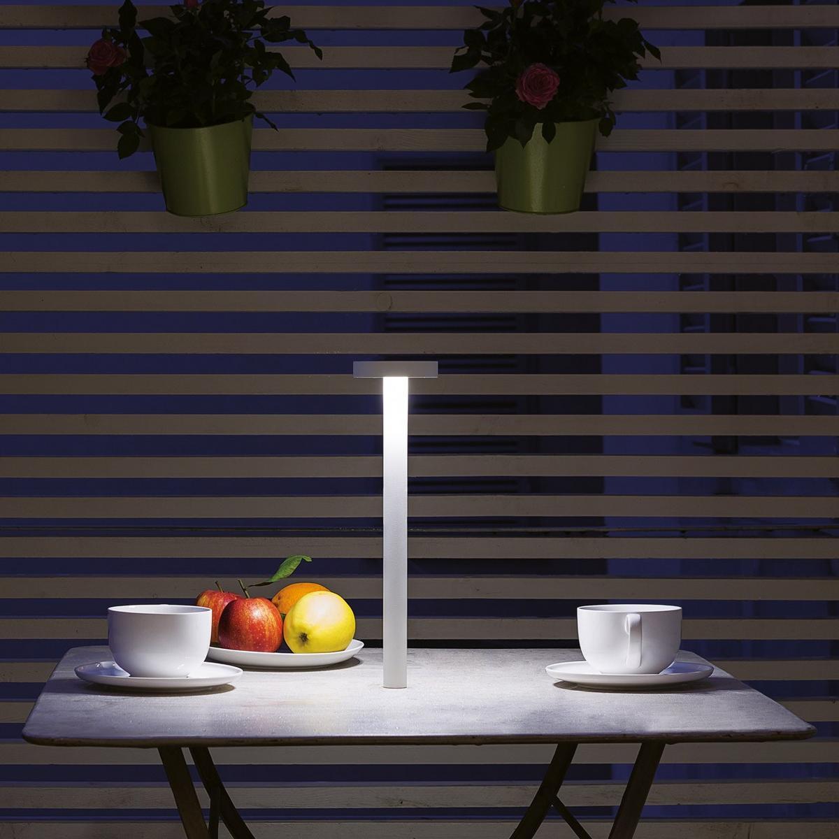 LED lamp with rechargeable battery | Tetatet by Davide Groppi